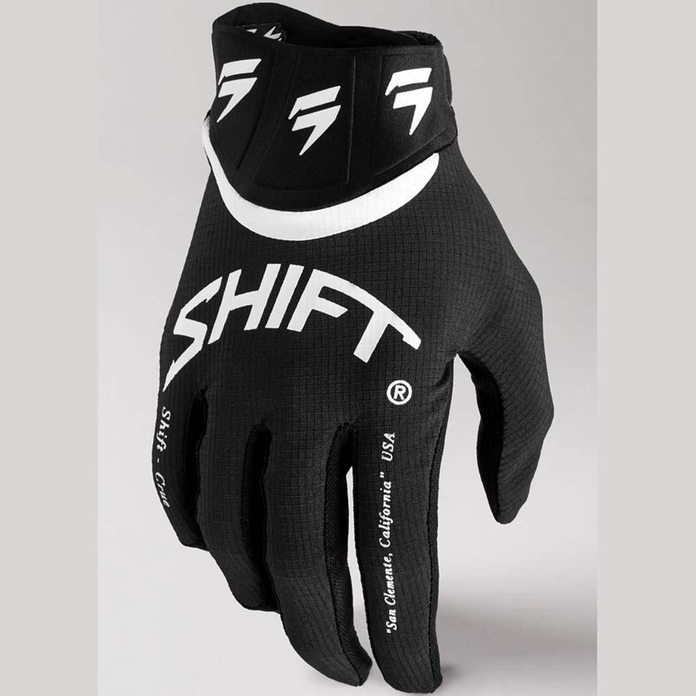 Мотоперчатки Shift White Label Bliss Black White
