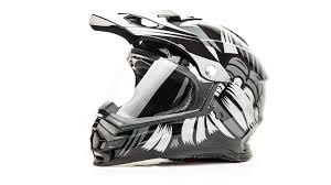 Шлем кроссовый HIZER B6196-1 black