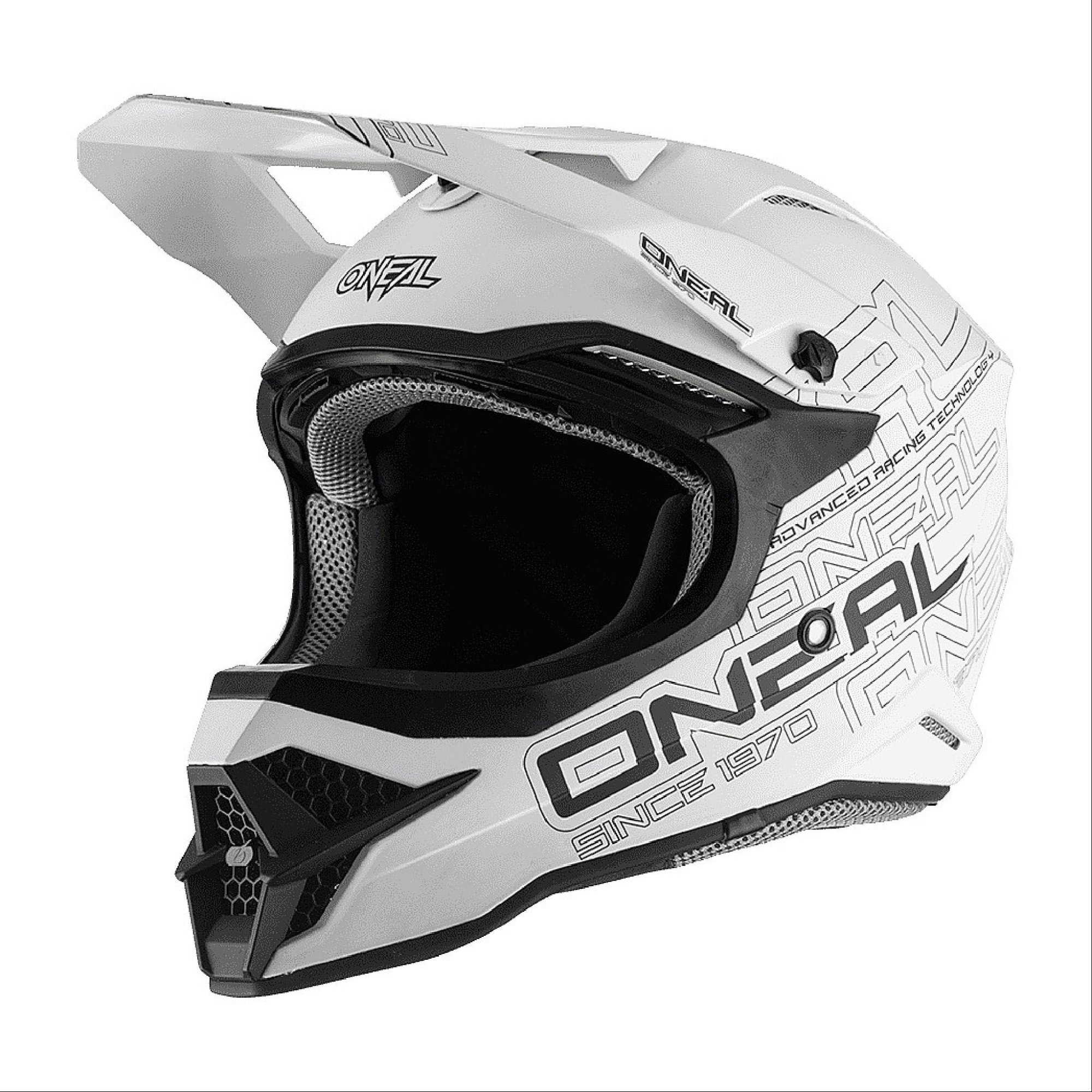 Шлем кроссовый ONEAL 3Series FLAT 2.0 white